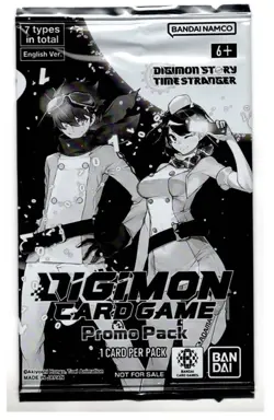 Bandai Namco Digimon Card Game Story Time Stranger Promo Pack 8 Packs Sealed - Image 1