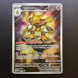 Pokemon TCG - ME Promo Cards - Promo Alakazam 009 Pokemon Center - Image 1