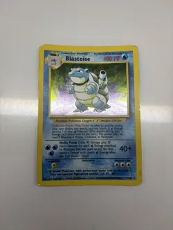 1999 Pokemon TCG Blastoise Holo Rare Card Base Set 2/102 - Image 1