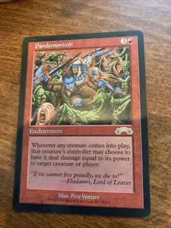 Pandemonium Exodus Red Rare MAGIC THE GATHERING MTG CARD - Image 2