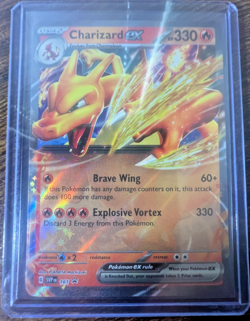 Charizard ex 161 Sv: Scarlet & Violet Promo Cards Holo Pokemon Card Rare EUC - Image 1