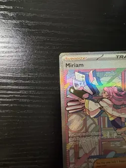 Miriam Full Art Trainer Pokemon TCG Card 251/198 Special Illustration Rare - Image 3