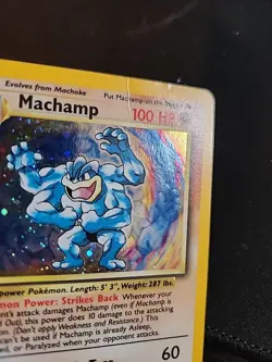Machamp - 1st Edition - Base Set - 8/102 - Holo-foil Rare - Pokemon Card MP - Image 3