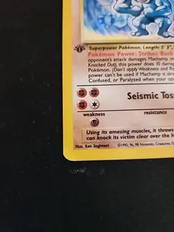 Machamp - 1st Edition - Base Set - 8/102 - Holo-foil Rare - Pokemon Card MP - Image 4
