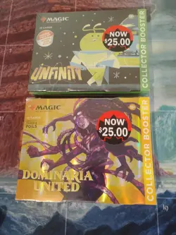 Mtg Unfinity & Dominaria United Omega Box Sealed - Image 1