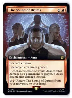 The Sound Of Drums NM* EXTENDED Universes Beyond Dr. Who 0391 mtg -UnltdCards - Image 1