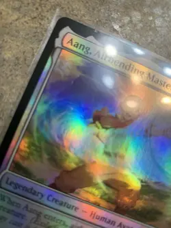 Aang, Airbending Master - FOIL - Avatar #74 Mythic, *NM with Defect* See picture - Image 2