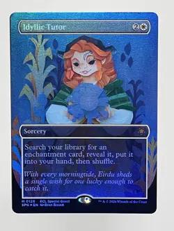 Idyllic Tutor - Foil - Borderless - Special Guests Lorwyn Eclipsed - MTG Magic - Image 1