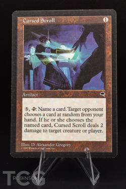 Cursed Scroll: 1997 Magic the Gathering - Tempest Regular - Image 1
