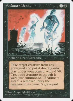 Animate Dead 4th Edition NM MTG - Image 1
