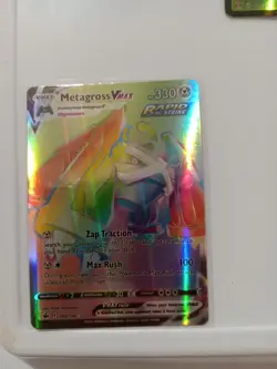 Pokemon Metagross VMAX 208/198 Rainbow Secret Rare Chilling Reign 2021 - Image 3