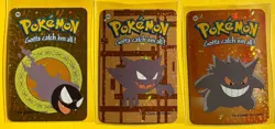 GENGAR EVOLUTION Pokemon Pocket Monsters Japanese Vending Prism Sticker Holo LP - Image 1