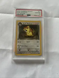 2000 POKEMON TEAM ROCKET #51 DARK RATICATE 1ST EDITION MINT PSA 10 - Image 4