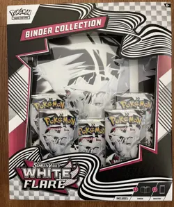 Pokemon TCG: Scarlet & Violet 10.5 White Flare Binder Collection Box - IN HAND!! - Image 1