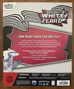 Pokemon TCG: Scarlet & Violet 10.5 White Flare Binder Collection Box - IN HAND!! - Image 2
