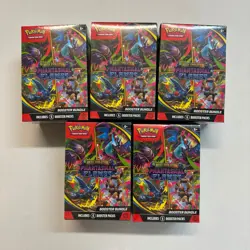 Pokemon TCG Mega Evolution Phantasmals Flames Booster Bundle 5 LOT - 30 Packs - Image 1