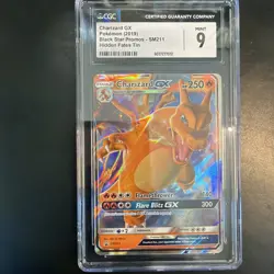 Charizard GX Pokemon 2019 Black Star Promos SM211 Hidden Fates Tins CGC 9 MINT - Image 1