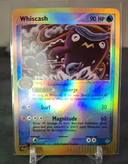 Pokemon Whiscash 48/97 EX Dragon Vintage Reverse Holo Uncommon LP-MP - Image 1