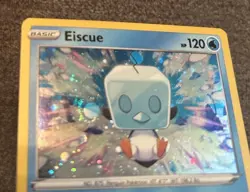 Eiscue SWSH128 Pokemon Sword & Shield Black Star Promo HOLO HD SWIRL LP C - Image 4
