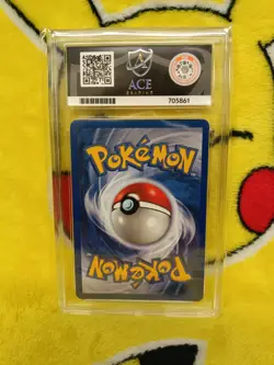 Pokemon Team Rocket Set 2000 Holo Dark Charizard 4/82 Ace Graded 4 VG Swirl - Image 5