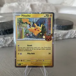 Pokemon TCG Pikachu 018/091 Hp 70 Halloween Trick Or Treat 2024 Holo Foil - Image 1