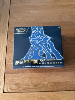 Pokemon Center Mega Evolution Lucario Elite Trainer Box ETB - New & Sealed ✅ - Image 1