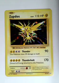 Zapdos 19/110 - Legendary Collection Holo Rare Pokemon TCG NM - Image 1