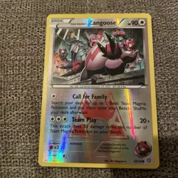 Team Magma's Zangoose 22/34 XY Double Crisis Pokemon Common Reverse Holofoil *B3 - Image 1