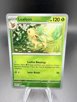 Pokemon TCG - Pokeball Holo Leafeon 5/131 - Prismatic Evolutions 2025 - Image 1