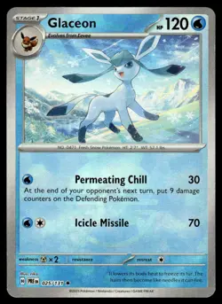2025 Scarlet & Violet Series - Prismatic Evolutions Glaceon Pokeball #25 - Image 1