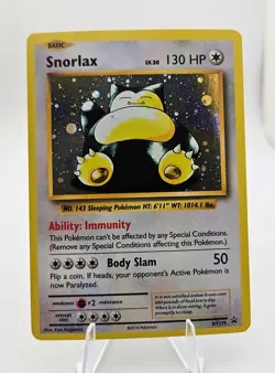 Snorlax XY179 - Pokemon Black Star Promo Cosmos 🌌 Holo - NM Unplayed - Image 1