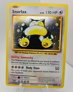 Snorlax XY179 - Pokemon Black Star Promo Cosmos 🌌 Holo - NM Unplayed - Image 3