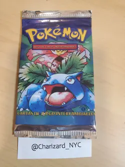 Pokemon en Espanol / Spanish 1999 Base Set 1st Edition Booster - 20.61g - Image 3