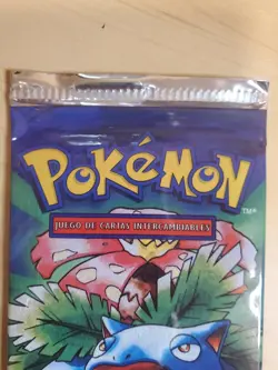 Pokemon en Espanol / Spanish 1999 Base Set 1st Edition Booster - 20.61g - Image 5