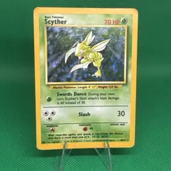 Scyther Holo 10/64 ERROR No Symbol - Jungle Pokemon - Image 1