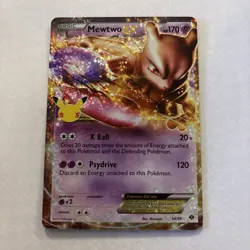 Mewtwo EX 54/99 Holo Pokemon Celebrations 25th Anniversary - Image 1