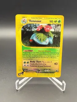 Pokemon Expedition Venusaur Reverse Holofoil 30/165 - Image 1