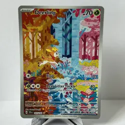 Pokemon Deerling Illustration Rare Full Art Holo SV05 Temporal Forces 165/162 - Image 1