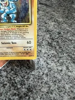 Pokemon TCG Machamp Holo Rare 1st Edition Base Set DMG - Image 4