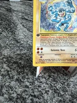 Pokemon TCG Machamp Holo Rare 1st Edition Base Set DMG - Image 5