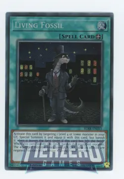 Yugioh Living Fossil BLRR-EN015 Secret Rare 1st Edition NM/LP - Image 1