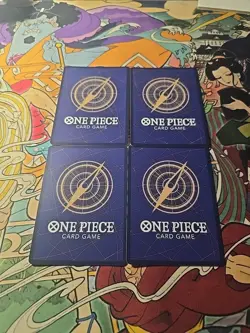 One Piece OP13-007 Ace Sabo Luffy Carrying His Will Super Rare Foil 4x Playset - Image 2