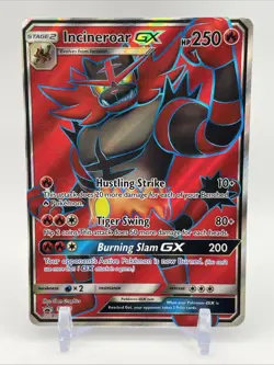 Pokemon Incineroar GX TCG Sun & Moon SM38 Holo Rare Promo Card - Image 1