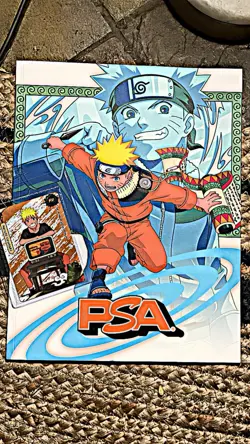 PSA Magazine x Kayou Exclusive NARUTO Uzumaki PROMO CARD IN HAND December NEW! - Image 1