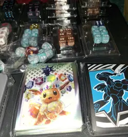 Pokemon TCG ETB Dice Lot Plus Counters And Card Sleeves *New/Unused In Orig PKG* - Image 2