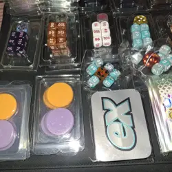 Pokemon TCG ETB Dice Lot Plus Counters And Card Sleeves *New/Unused In Orig PKG* - Image 3