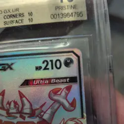 PSA10 Guzzlord GX SV71/SV94 Hidden Fates Shiny Vault Holo Pokemon Card - Image 4