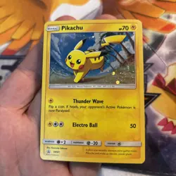Pikachu SM81 Holo Promo Sun & Moon Black Star Promo Pokemon Card 2017 - Image 2