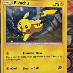 Pikachu SM81 Holo Promo Sun & Moon Black Star Promo Pokemon Card 2017 - Image 4