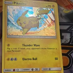 Pikachu SM81 Holo Promo Sun & Moon Black Star Promo Pokemon Card 2017 - Image 5